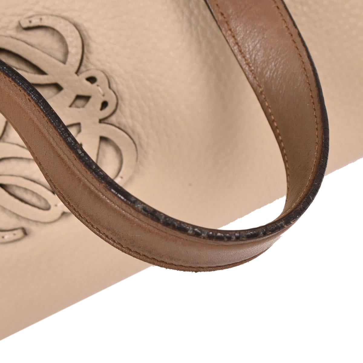 Loewe Beige Fusta 35 2way Shoulder Handbag