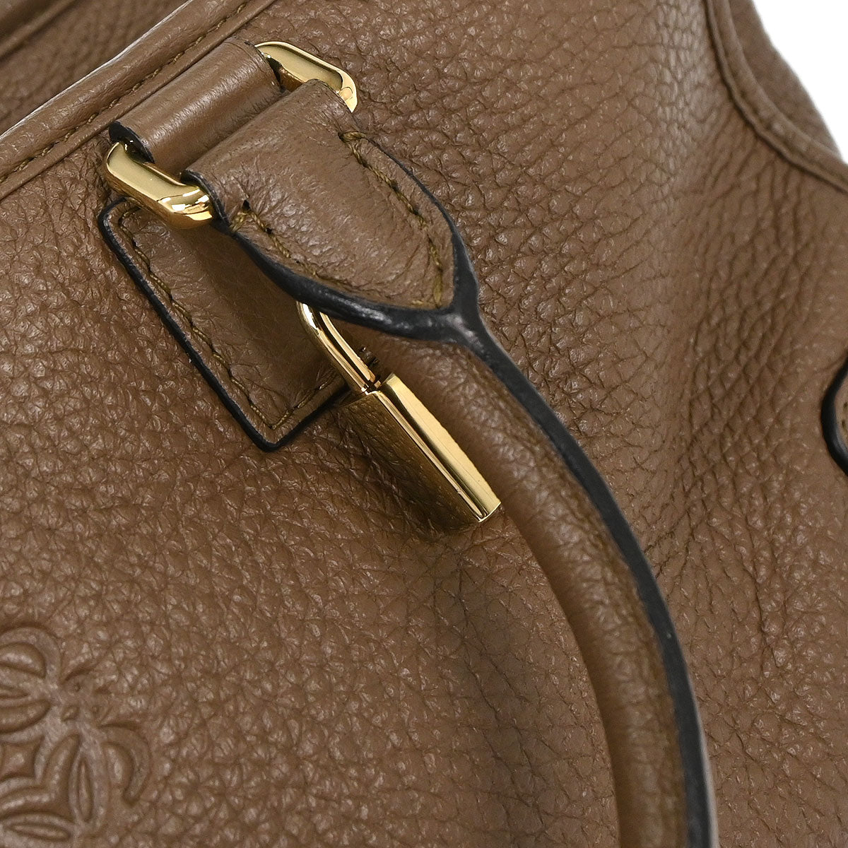 Loewe Brown Amazona 35 Handbag