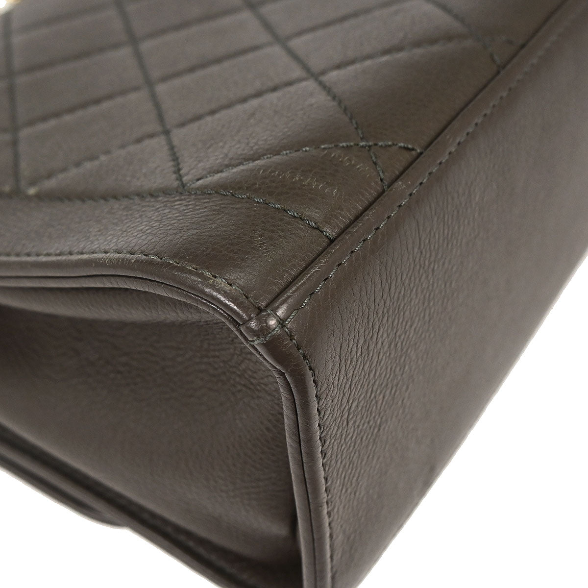 Chanel Brown Calfskin Label Click Flap Bag