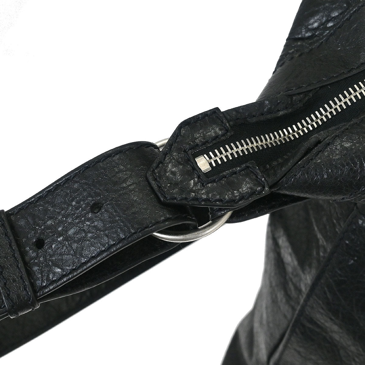 Balenciaga Black Lambskin Classic Square Handbag