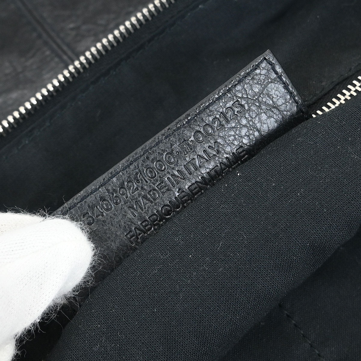 Balenciaga Black Lambskin Classic Square Handbag