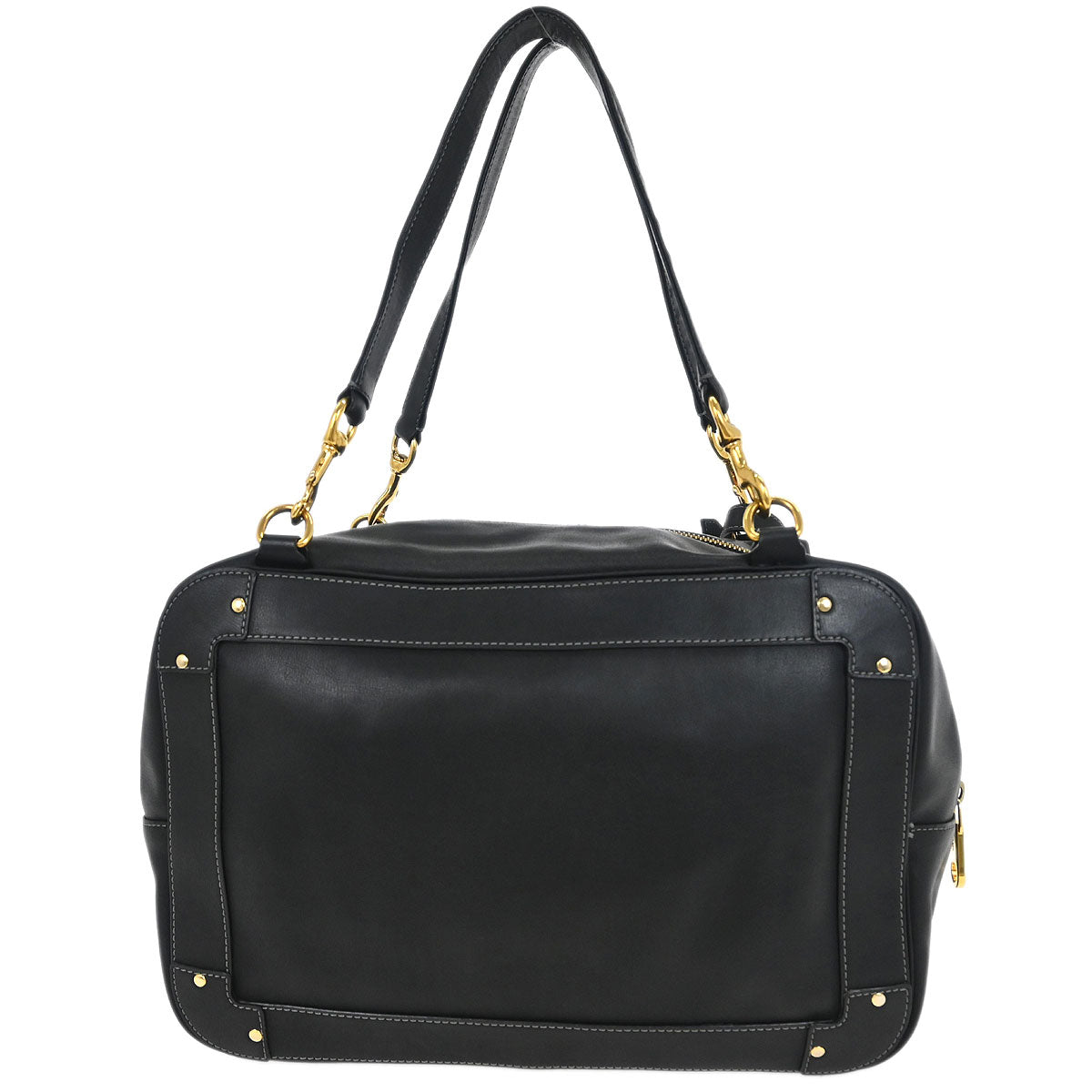 Chloe Black Leather Eden Handbag