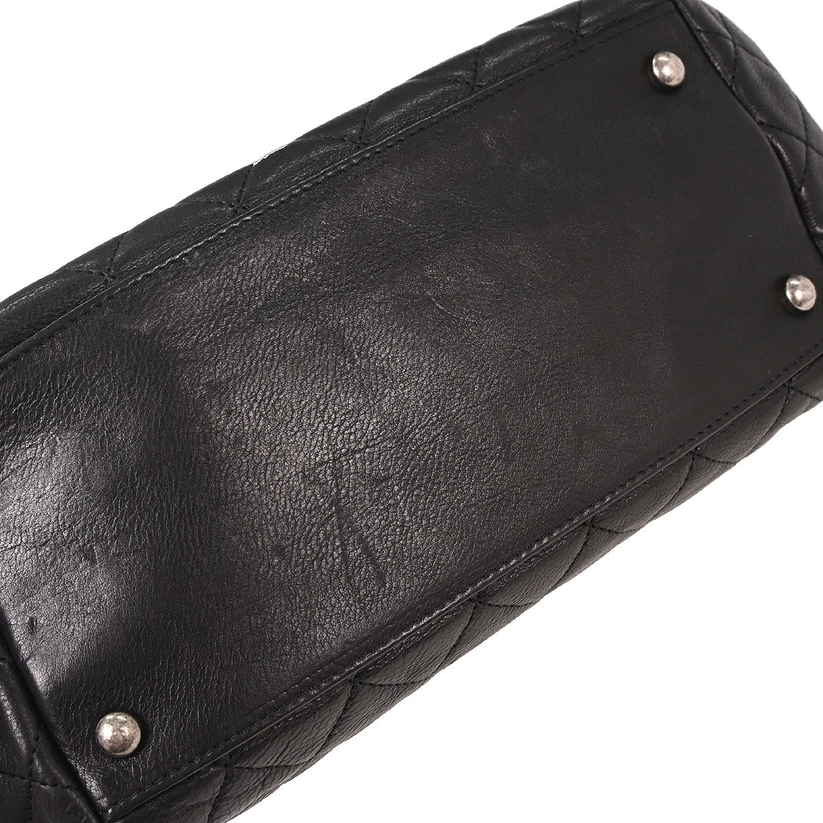 Chanel Black Calfskin Istanbul Accordion Flap Bag