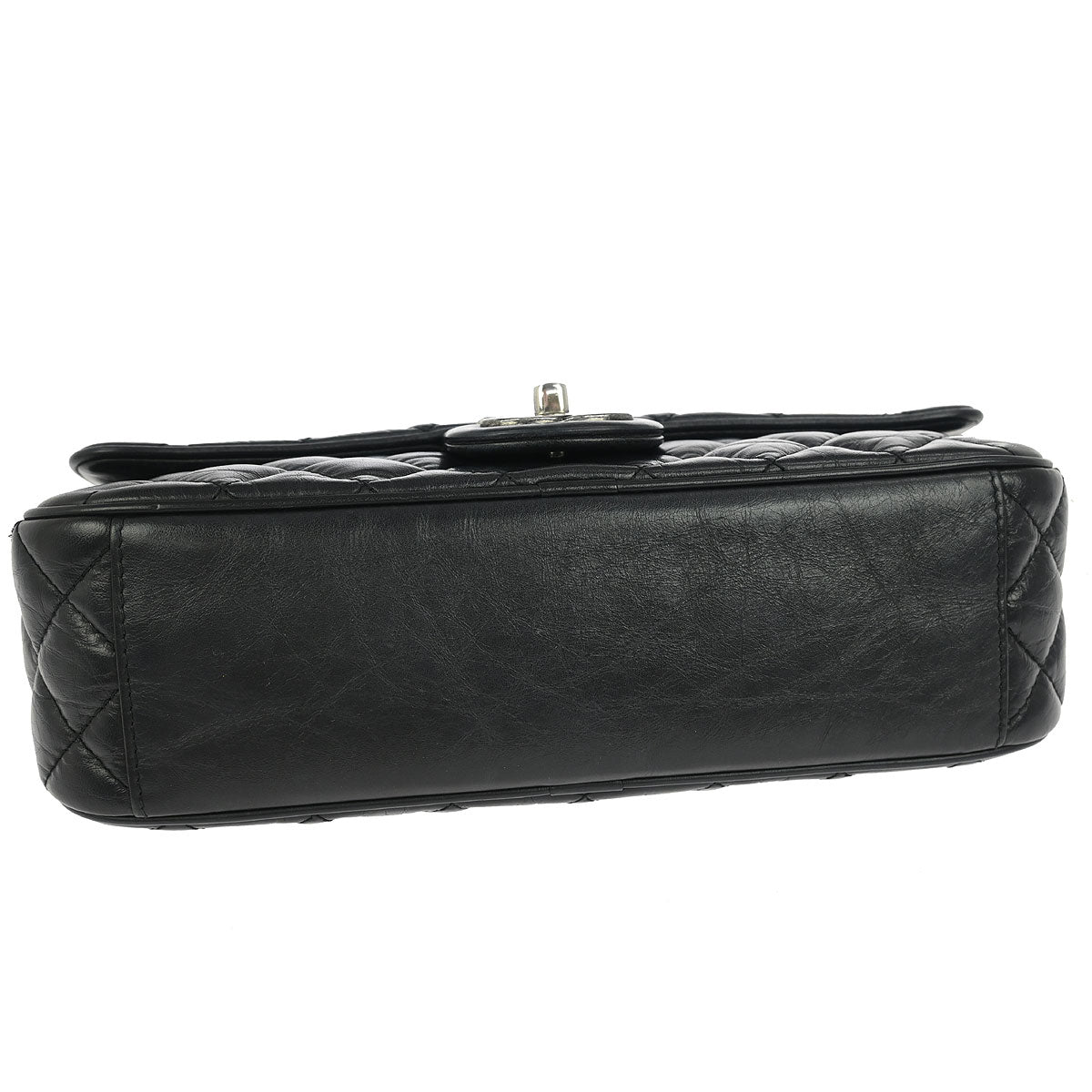 Chanel Black Lambskin Easy Flap Bag