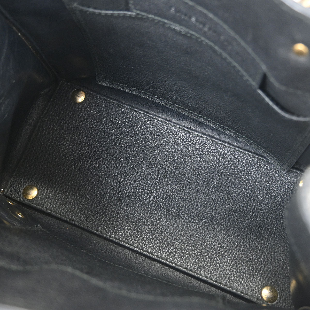 Balenciaga Black Metallic Edge Papier Mini Tote Bag