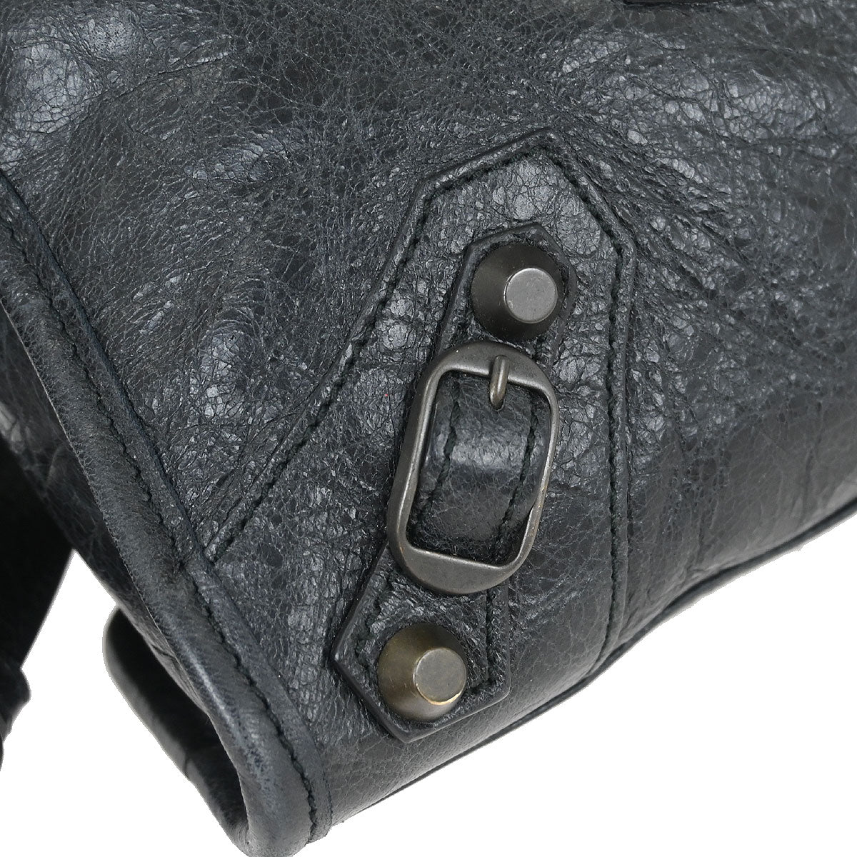 Balenciaga Black Classic Mini City 2way Shoulder Handbag