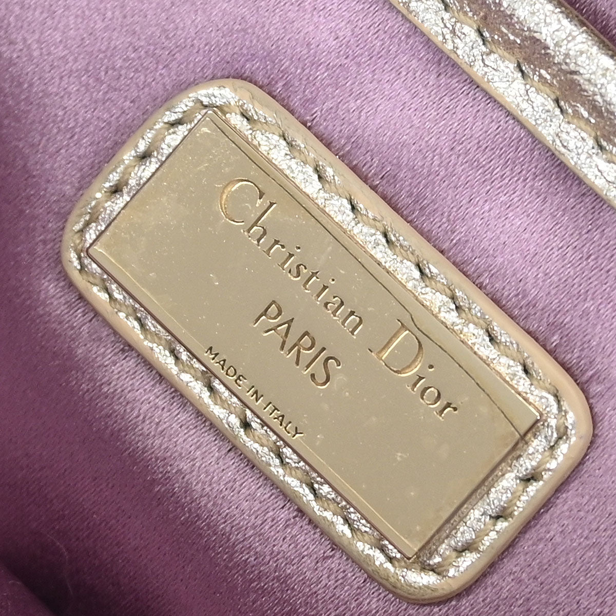 Christian Dior * Purple Fur Handbag