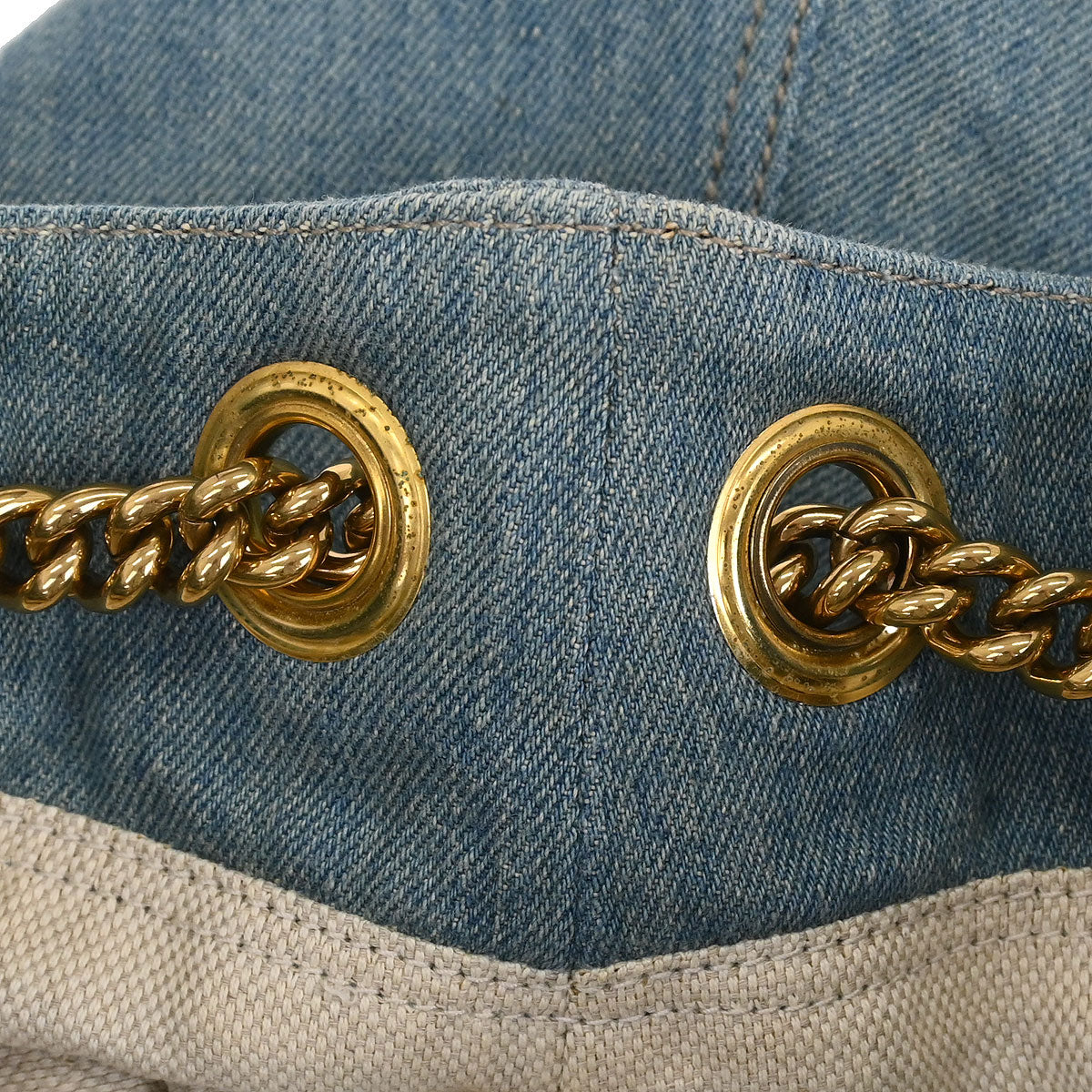 Gucci Blue Denim Soho Tote Bag