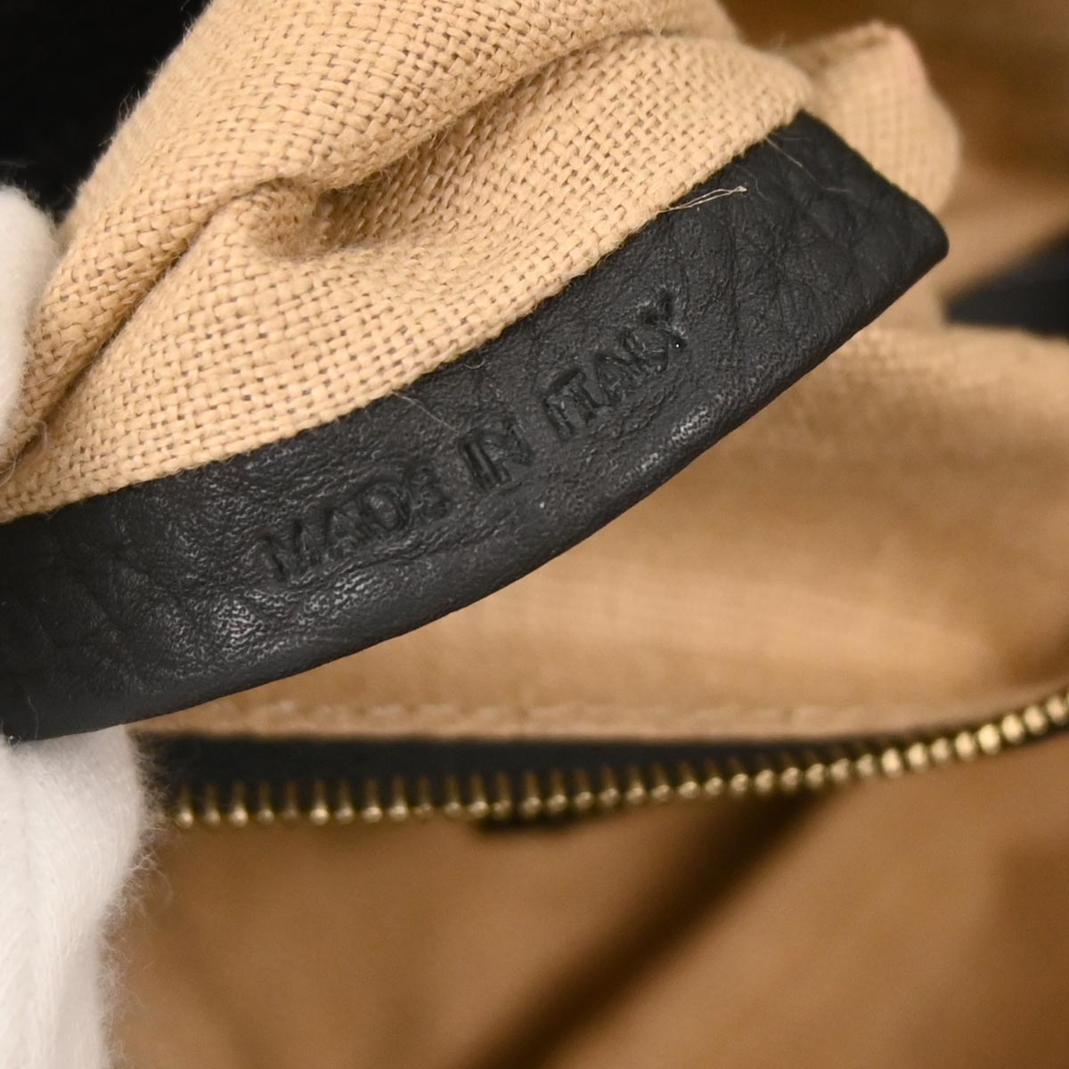 Fendi Black Selleria Mini Linda Handbag