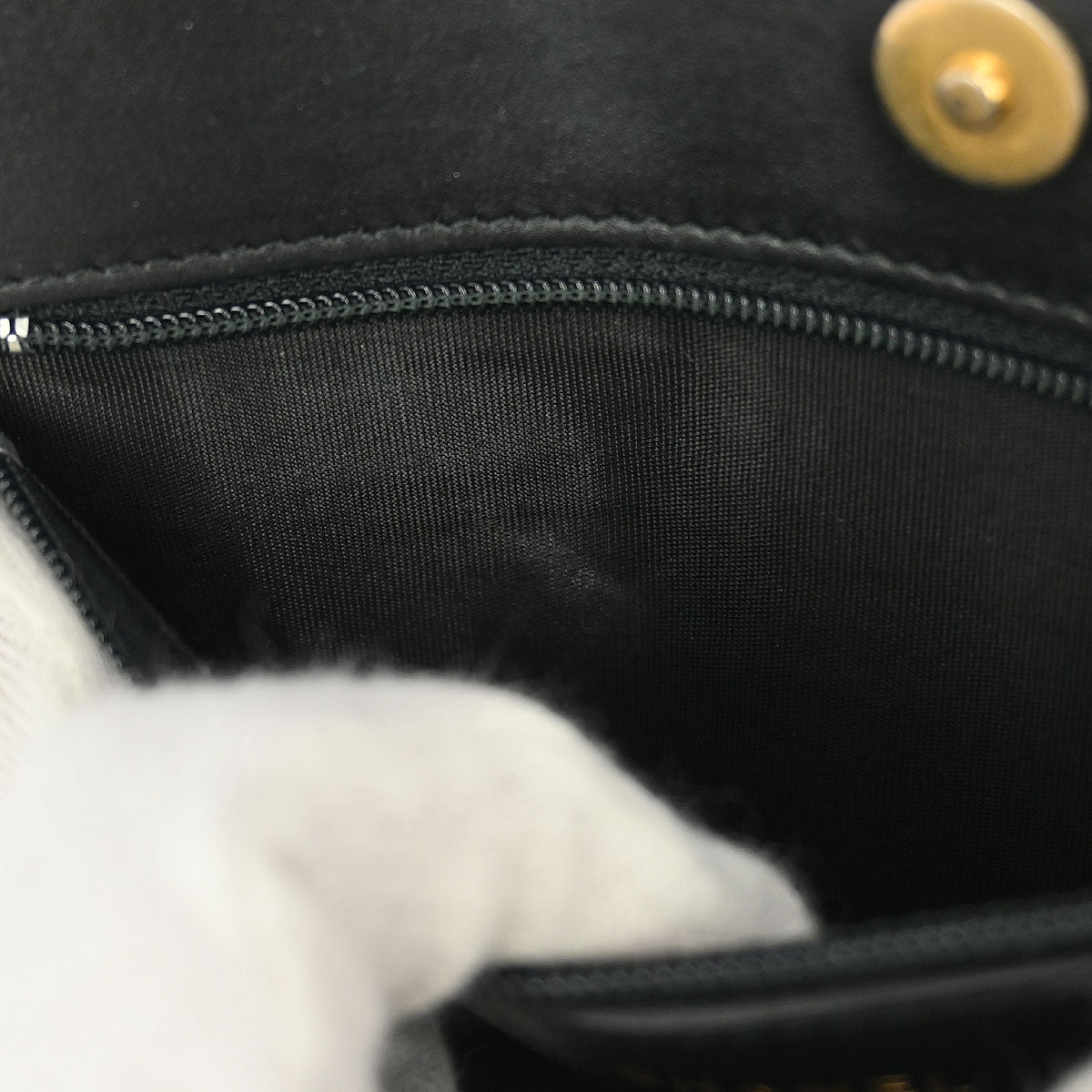 Boy Chanel Black Caviar WOC Small Wallet on Chain Bag