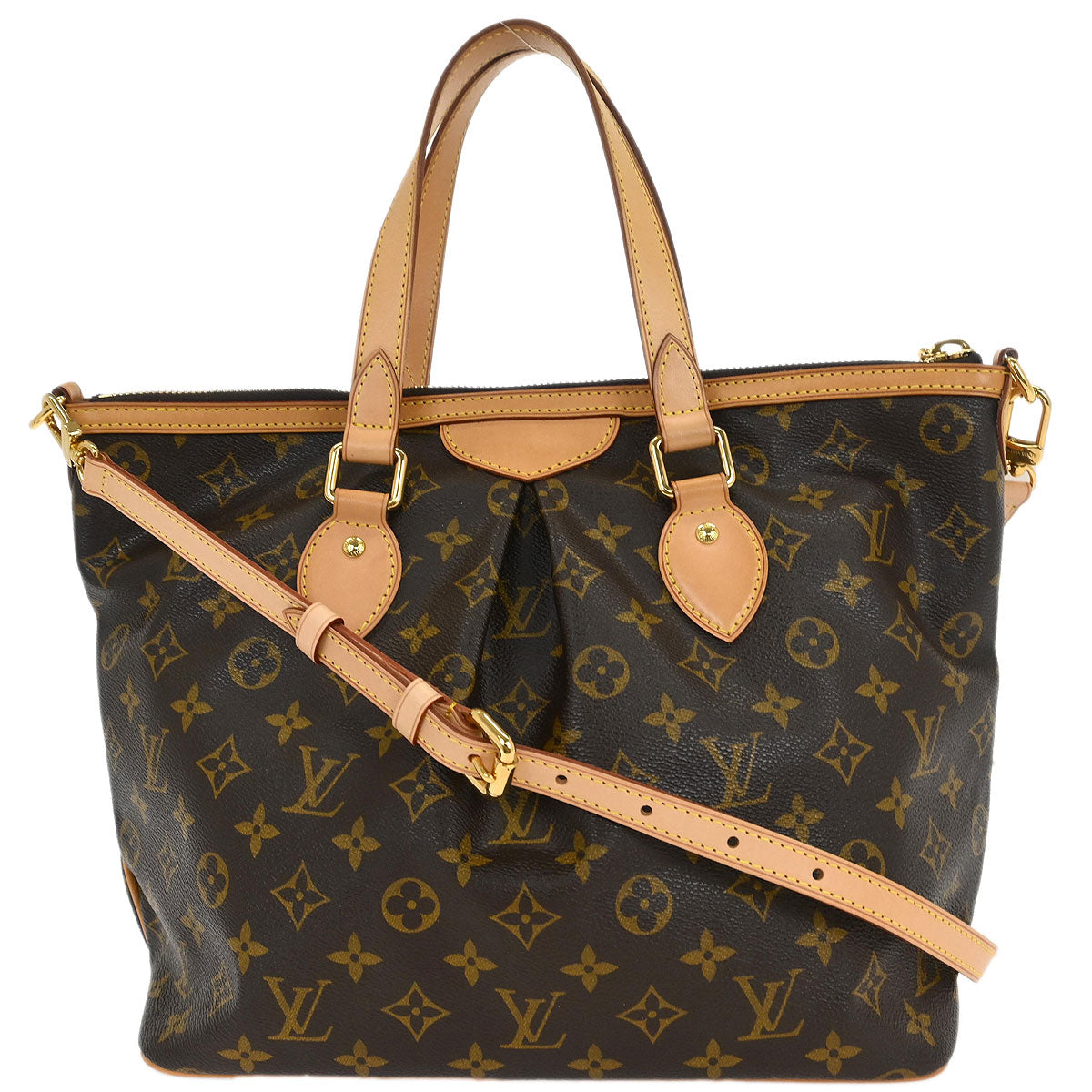 Louis Vuitton Monogram Palermo PM 2way Shoulder Tote Bag M40145
