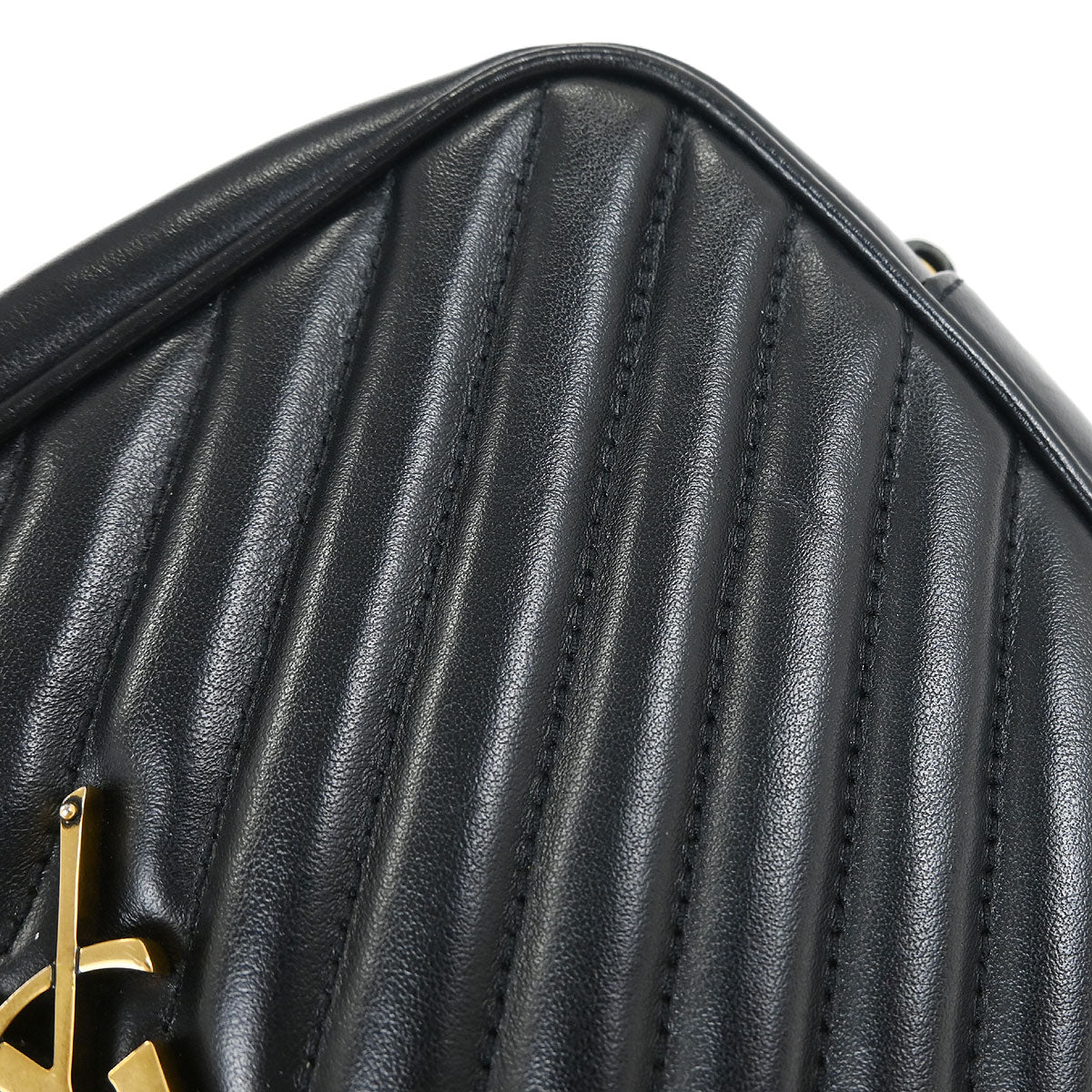 Saint Laurent Black Lou Shoulder Bag