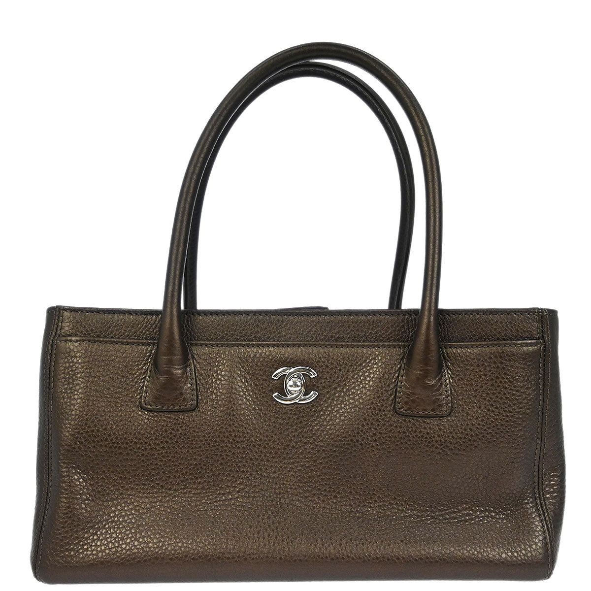 Chanel Bronze Calfskin Executive Cerf Tote Bag
