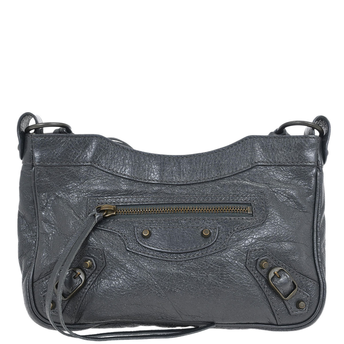 Balenciaga Gray The Hip Shoulder Bag