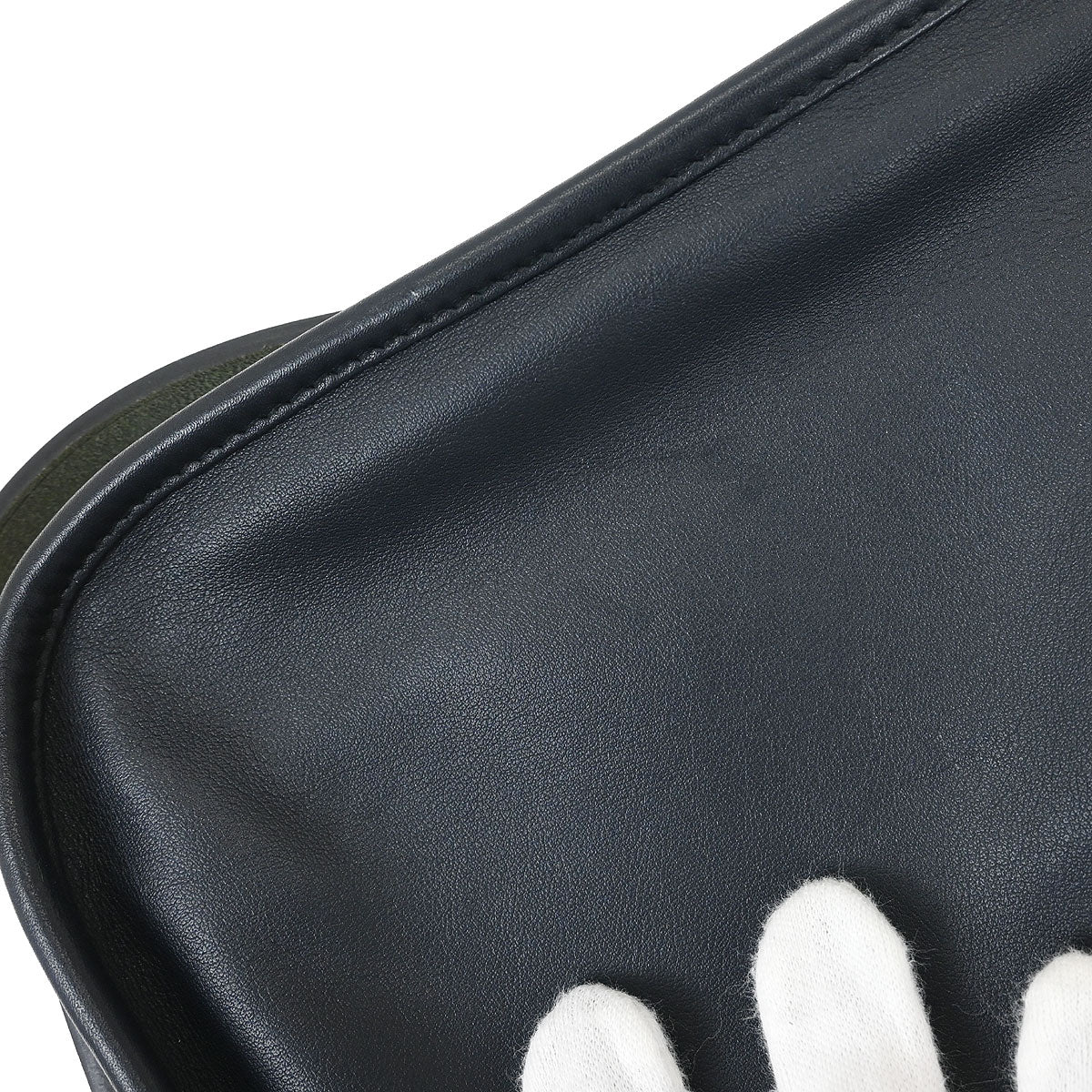 Hermes Blue Indigo Sikkim Barda 30 Shoulder Bag