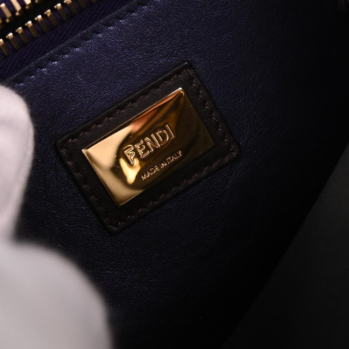 Fendi Brown Peekaboo 2way Shoulder Handbag