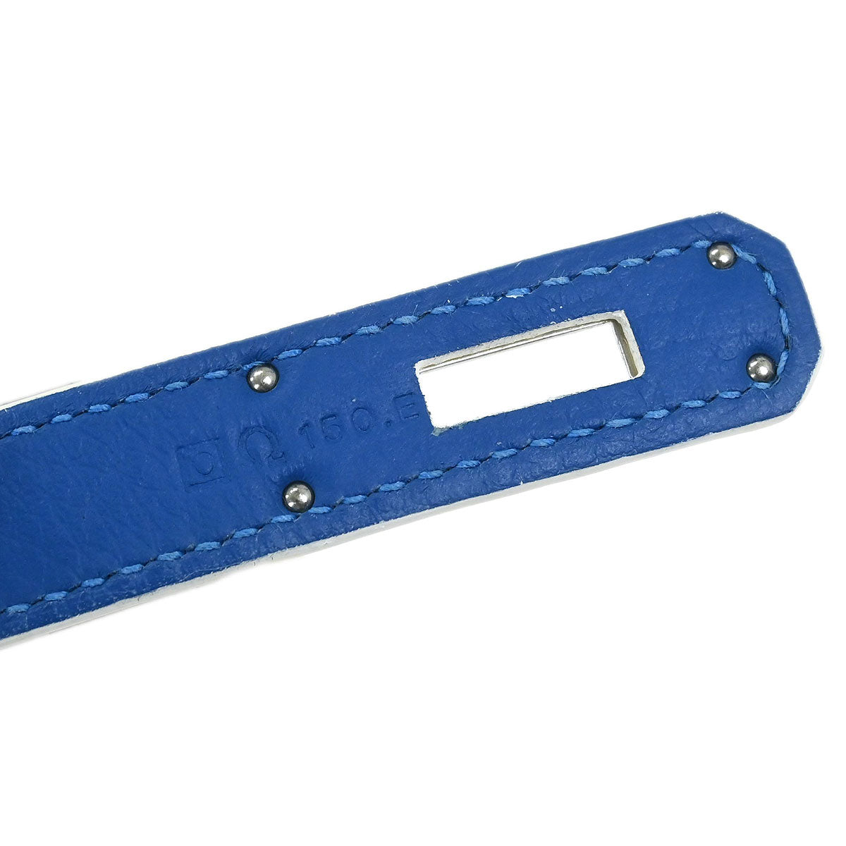 Hermes White Mykonos Taurillon Clemence So Kelly 22 Shoulder Bag