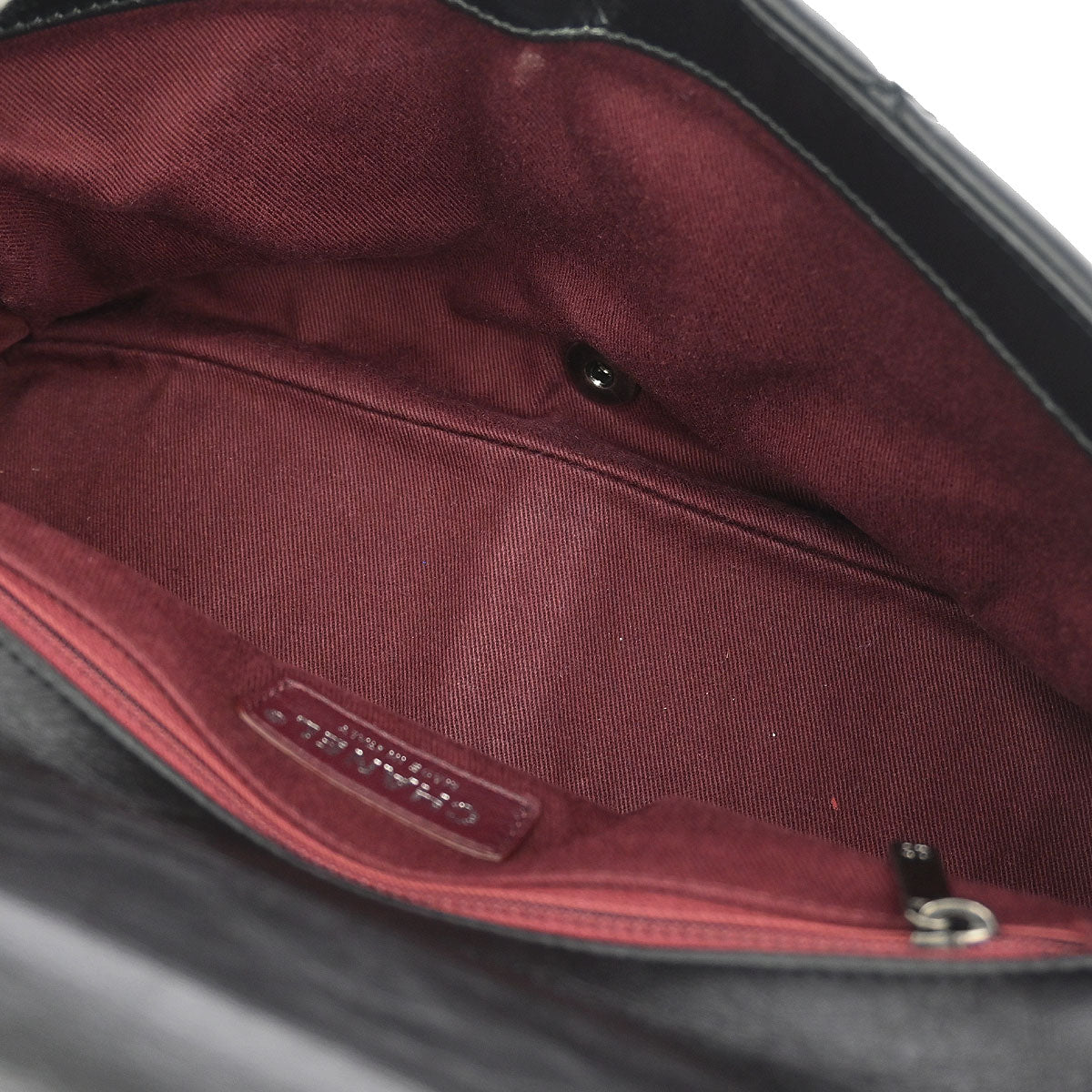 Chanel Black Tweed Calfskin Airlines Top Handle Flap Bag