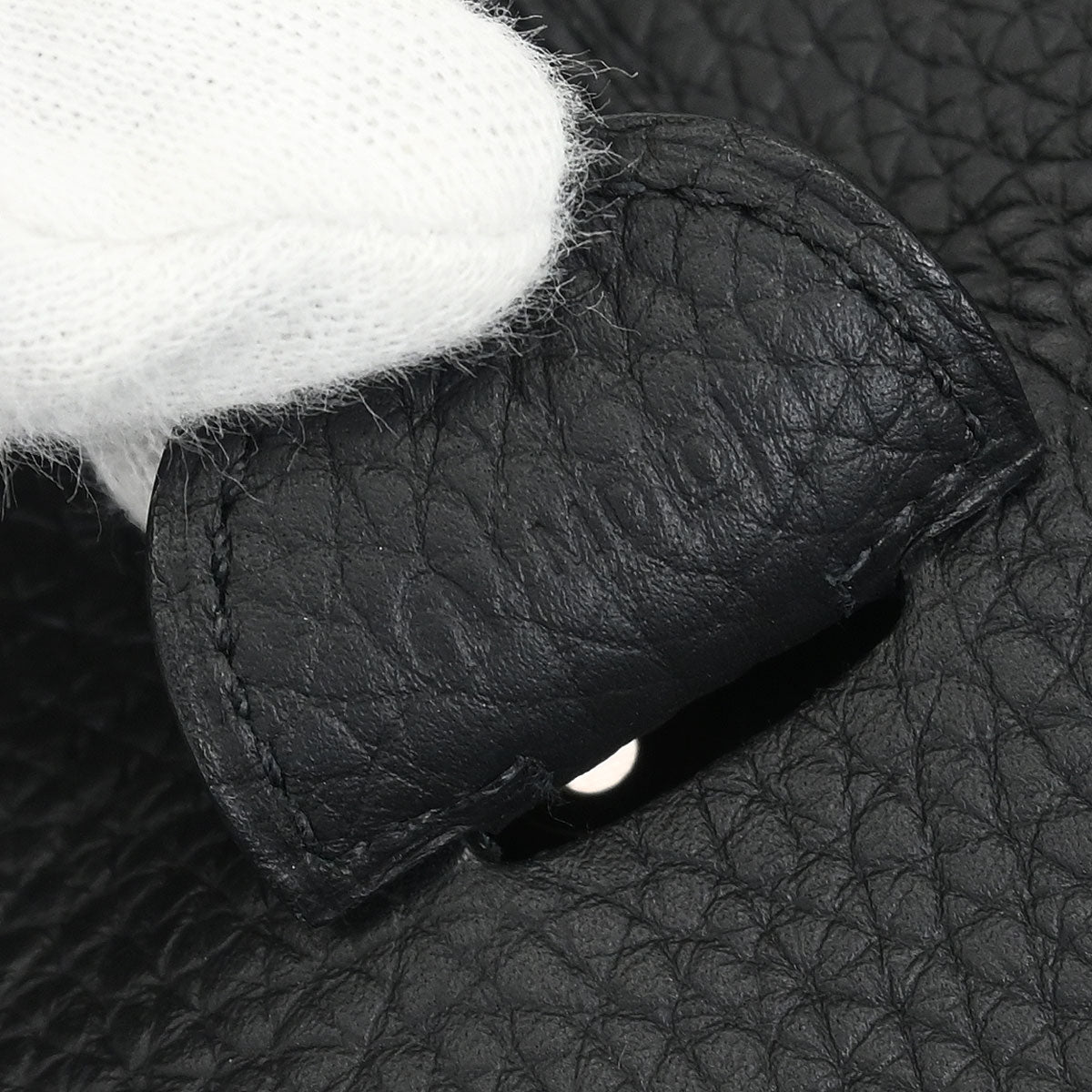 Hermes Black Taurillon Clemence Evelyne 33 Shoulder Bag