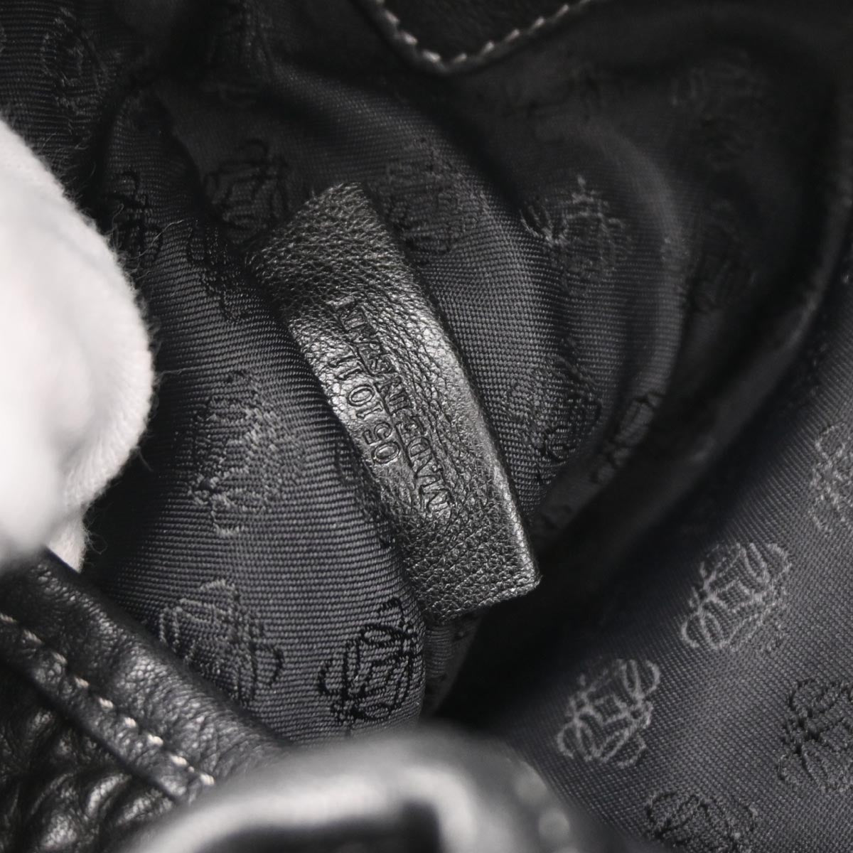 Loewe Black Leather Handbag