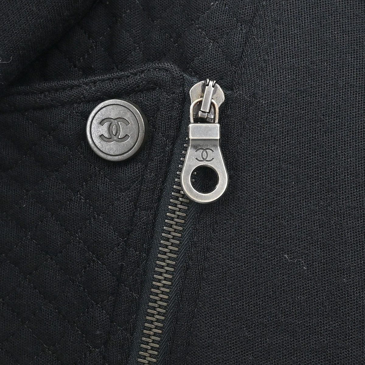 Chanel Zip Up Jacket Black #36