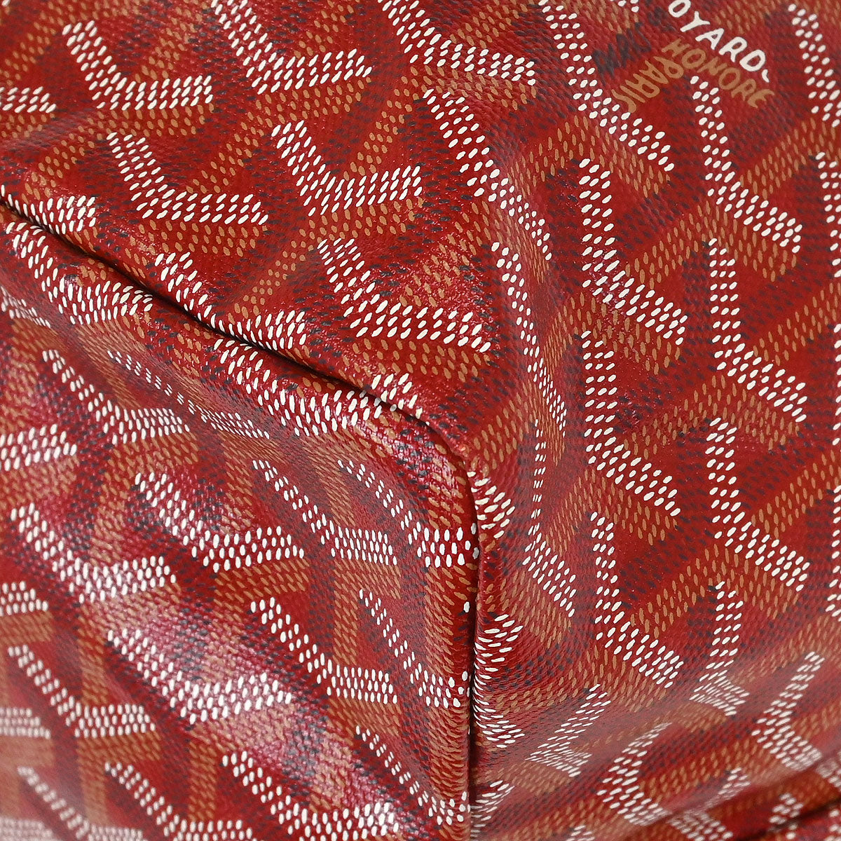 Goyard Red St.Louis GM Tote Bag