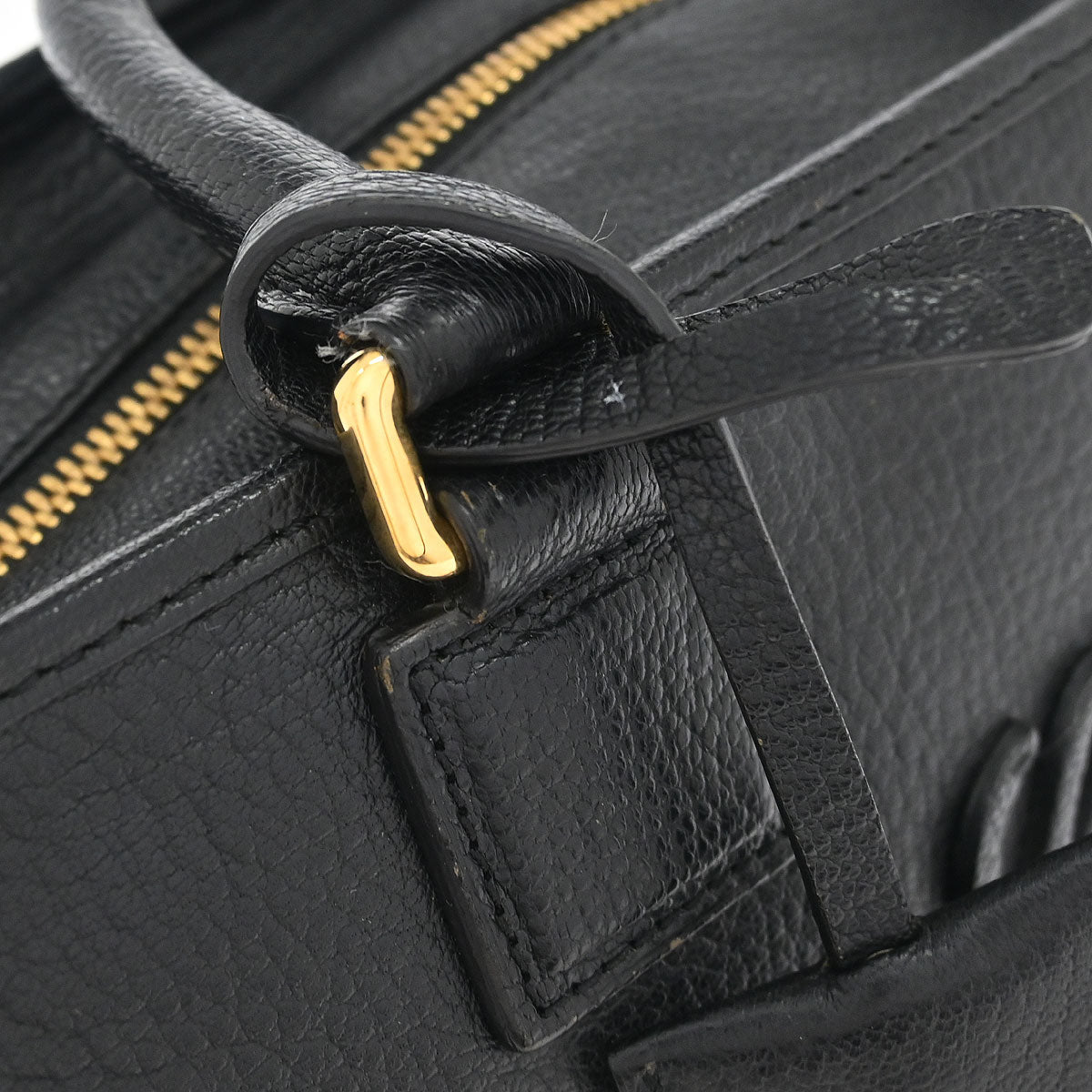 Loewe Black Leather Amazona 28 Handbag