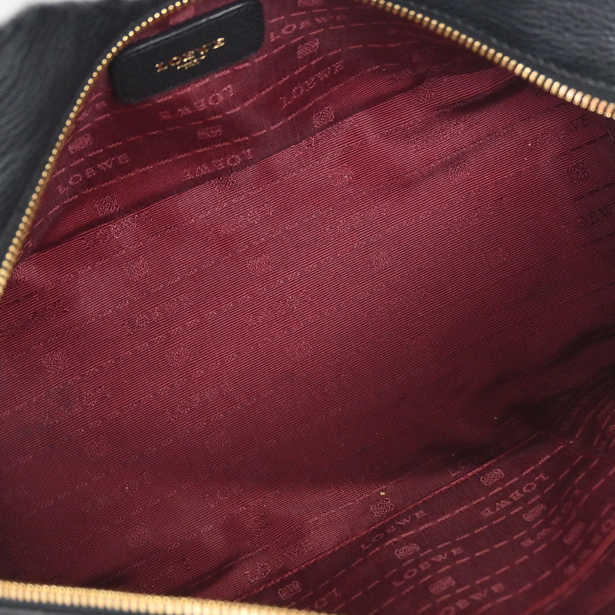 Loewe Black Leather Amazona 28 Handbag