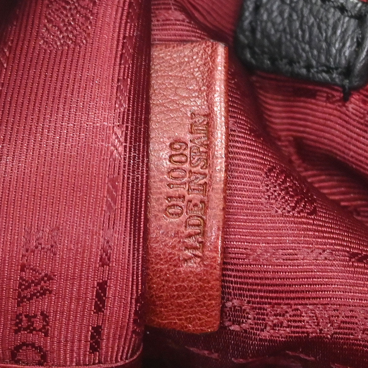 Loewe Black Leather Amazona 28 Handbag