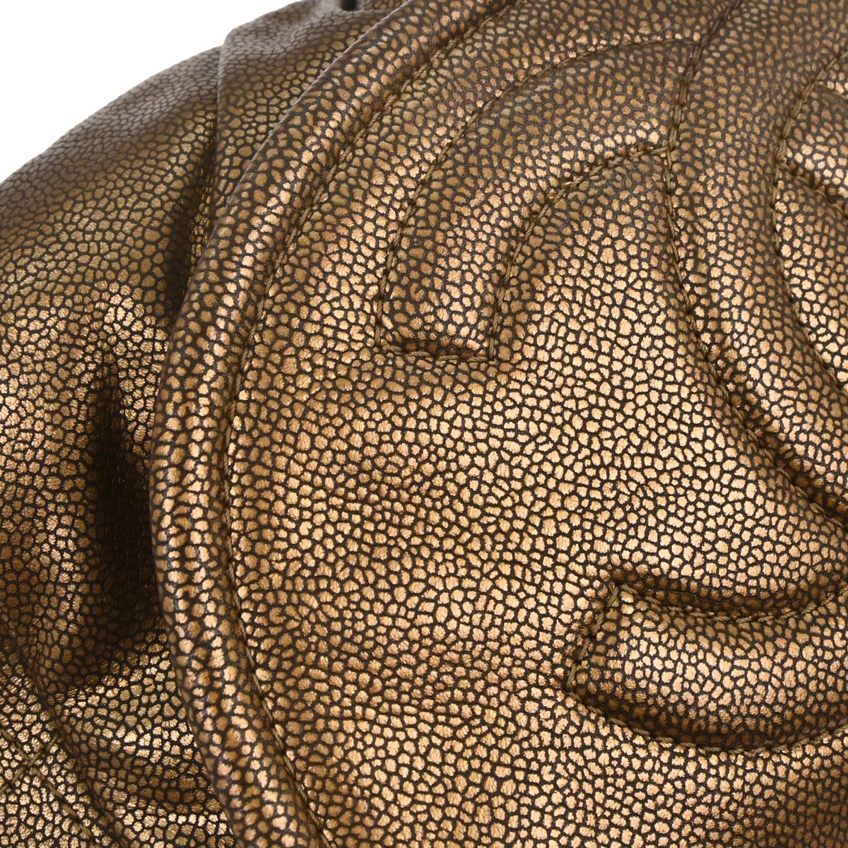 Chanel 2010-2011 Bronze Caviar Shoulder Bag