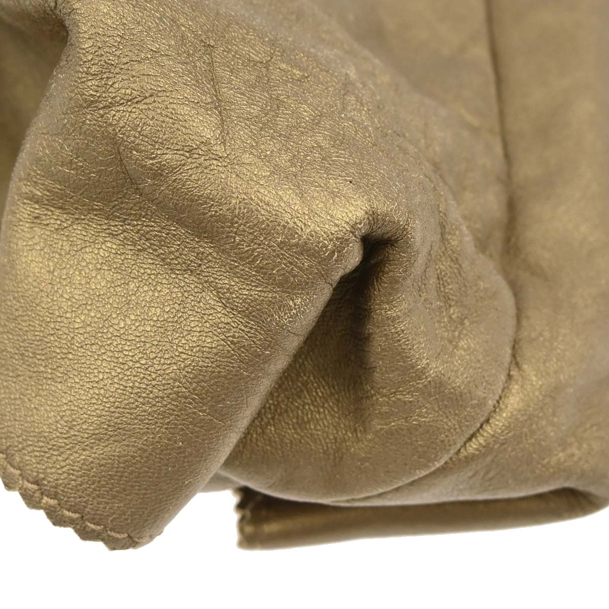 Loewe Gold Lambskin Nappa Aire Handbag