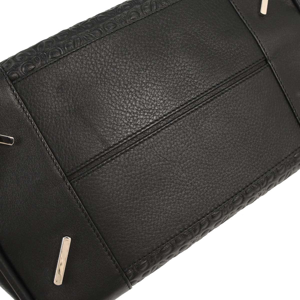 Loewe Black Leather Repeat Anagram Amazona 75 2way Shoulder Handbag