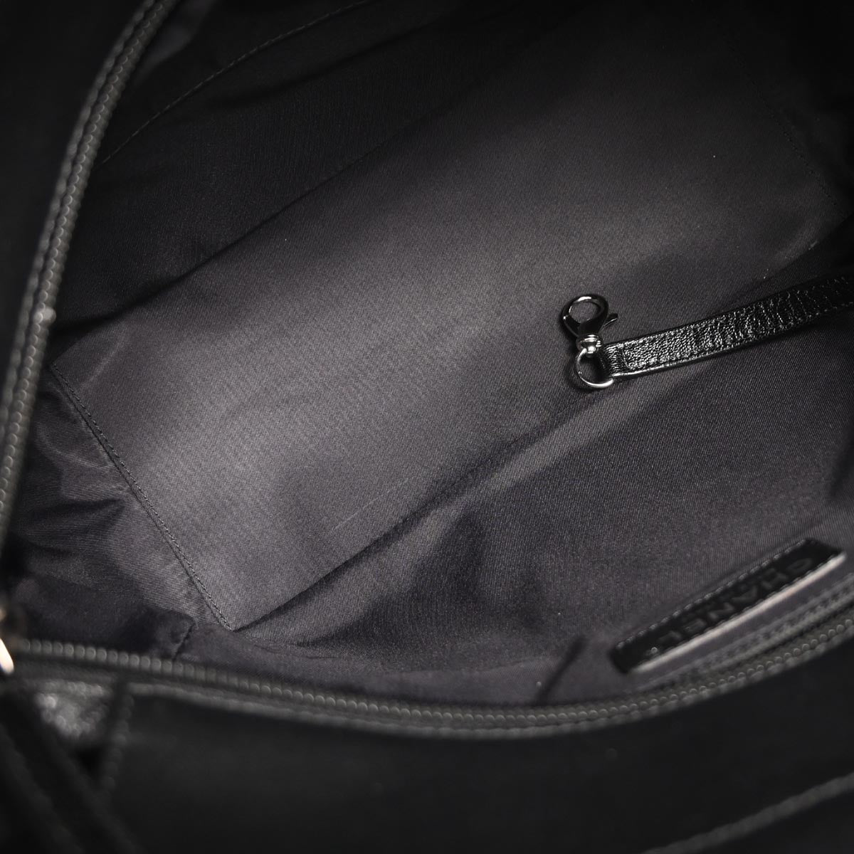 Chanel Black Canvas Paris-Biarritz Tote PM Handbag