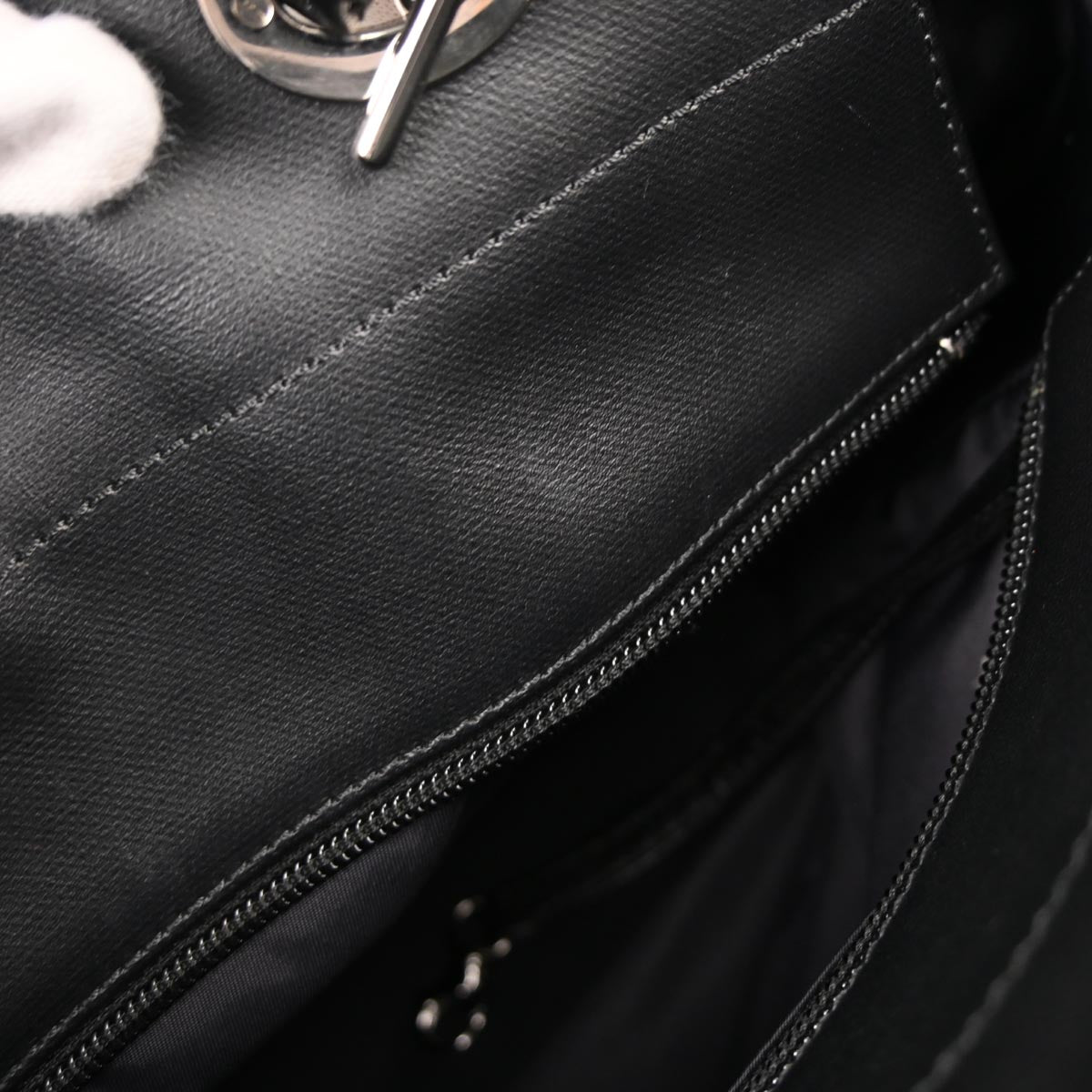 Chanel Black Canvas Paris-Biarritz Tote PM Handbag