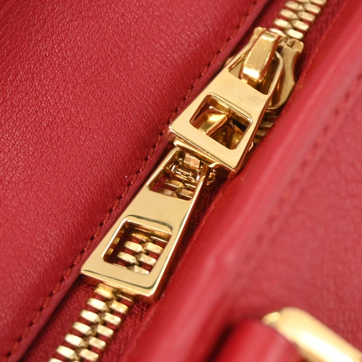 Loewe Red Leather Amazona 28 Multiplication 2way Shoulder Handbag