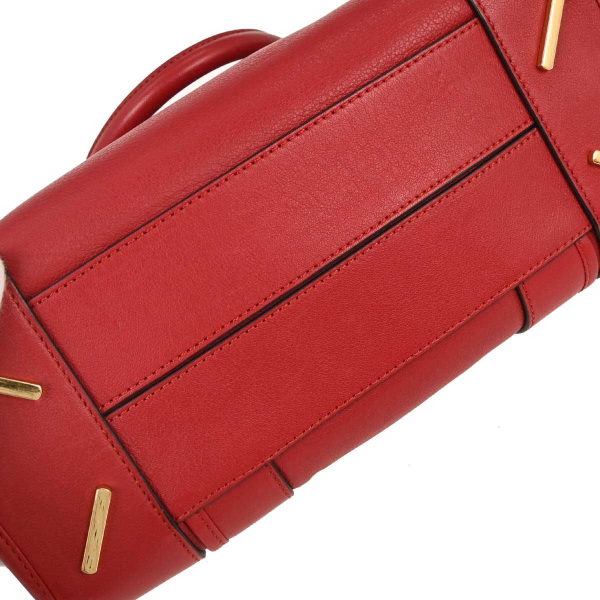 Loewe Red Leather Amazona 28 Multiplication 2way Shoulder Handbag