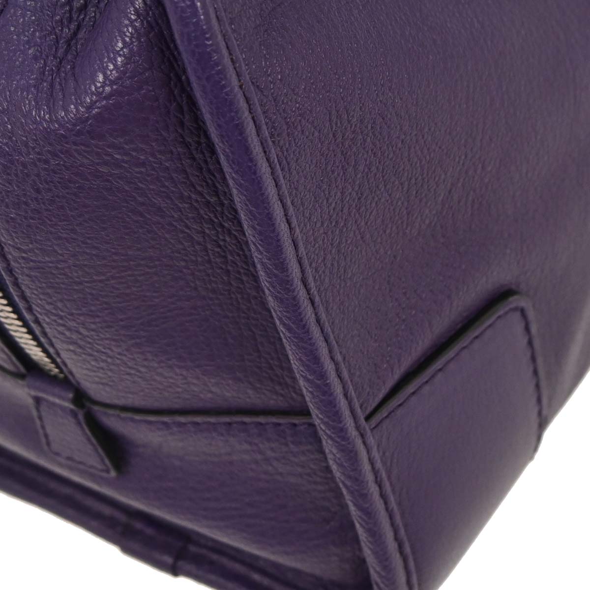 Loewe Purple Leather Amazona 28 Handbag