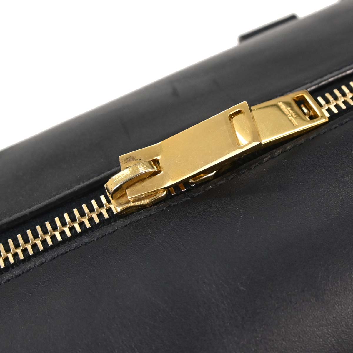 Saint Laurent Navy Leather Duffle 2way Shoulder Handbag