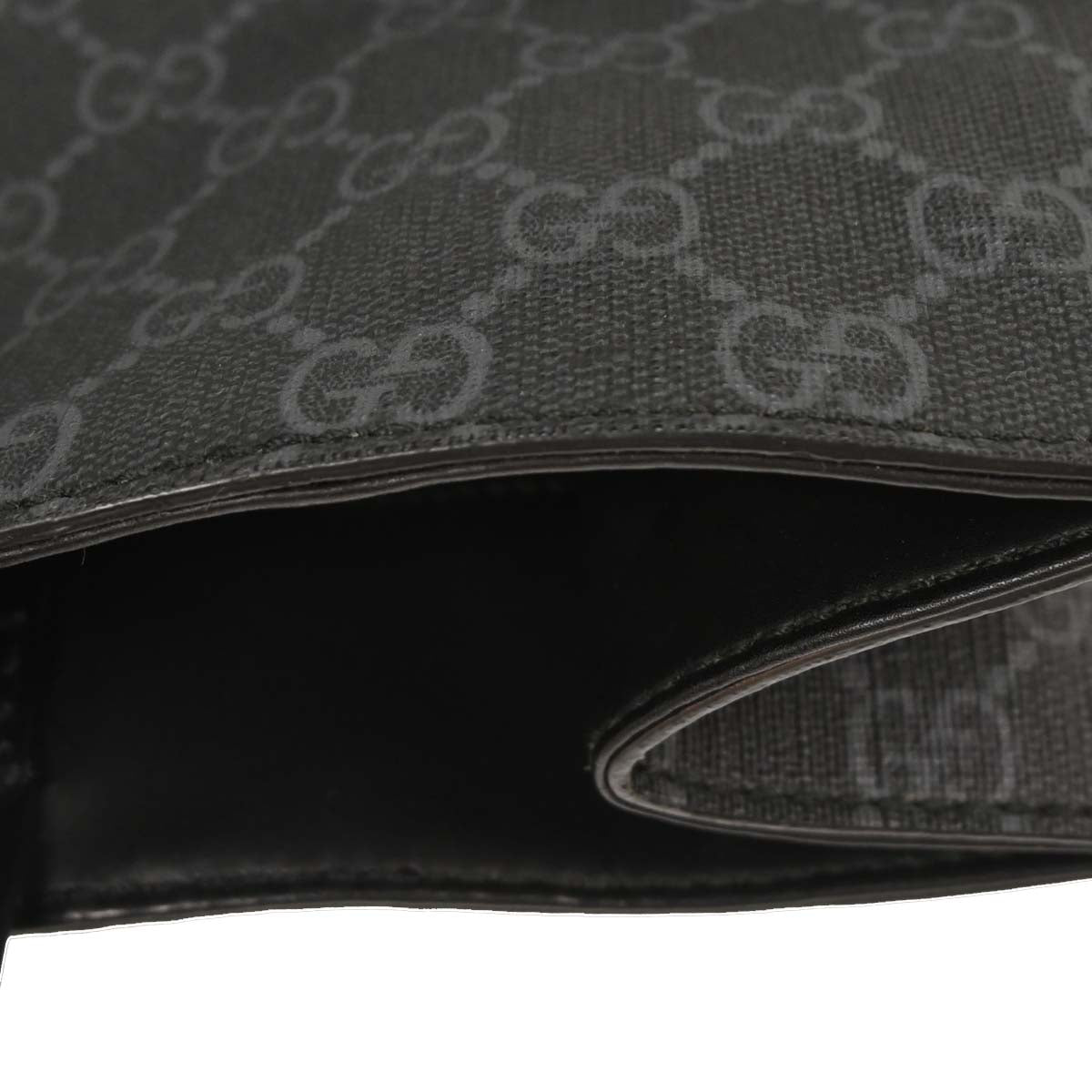 Gucci Black PVC GG Tote 2way Shoulder Handbag