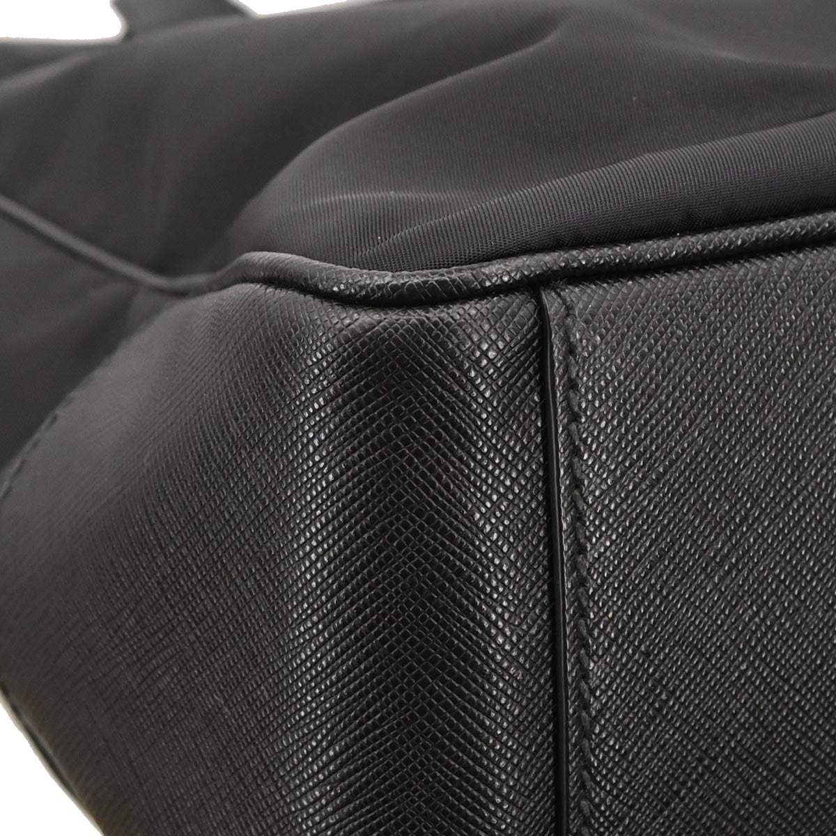 Prada Black Nylon 2way Shoulder Tote Handbag