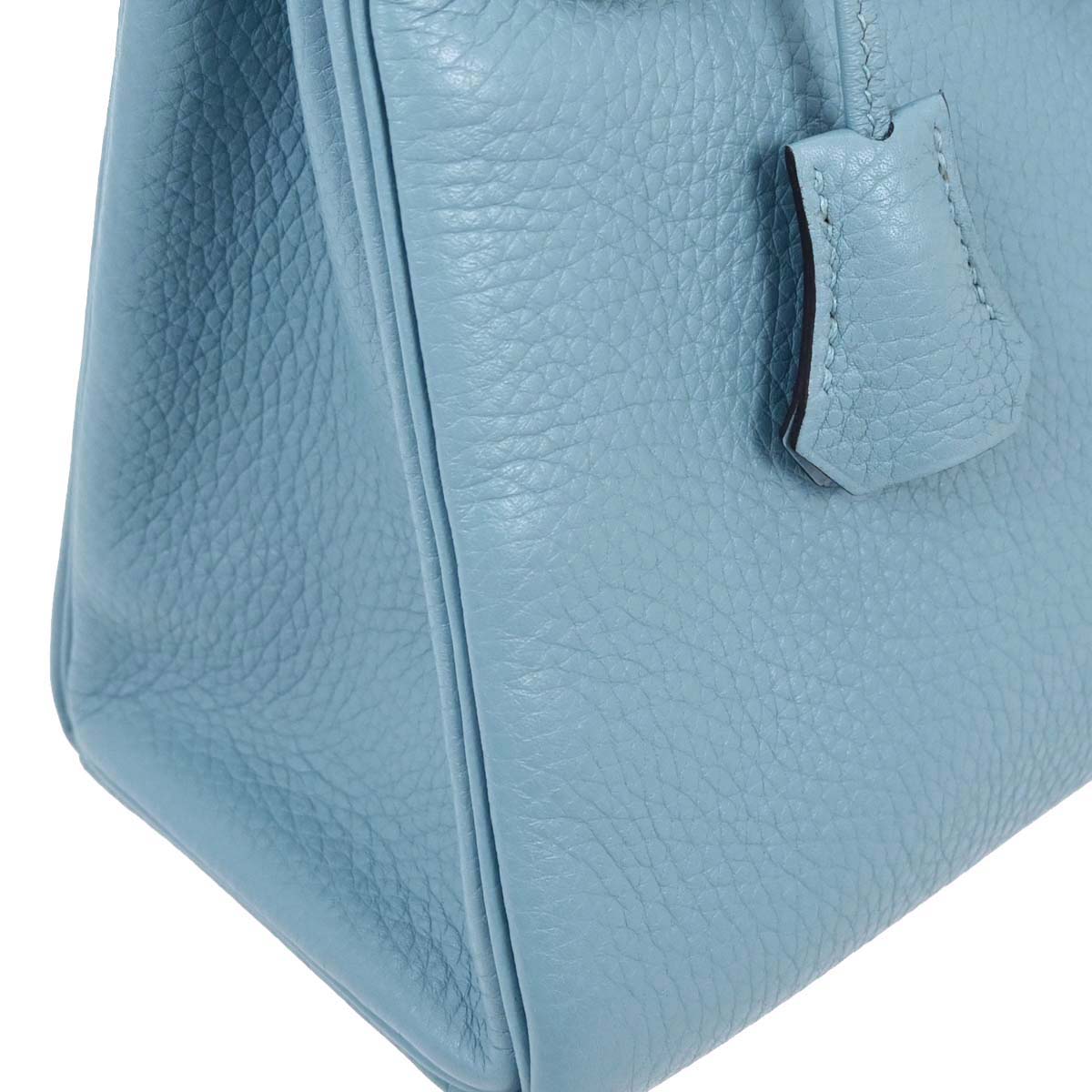 Hermes Blue Saint Cyr Taurillon Clemence Kelly 28 Retourne Handbag