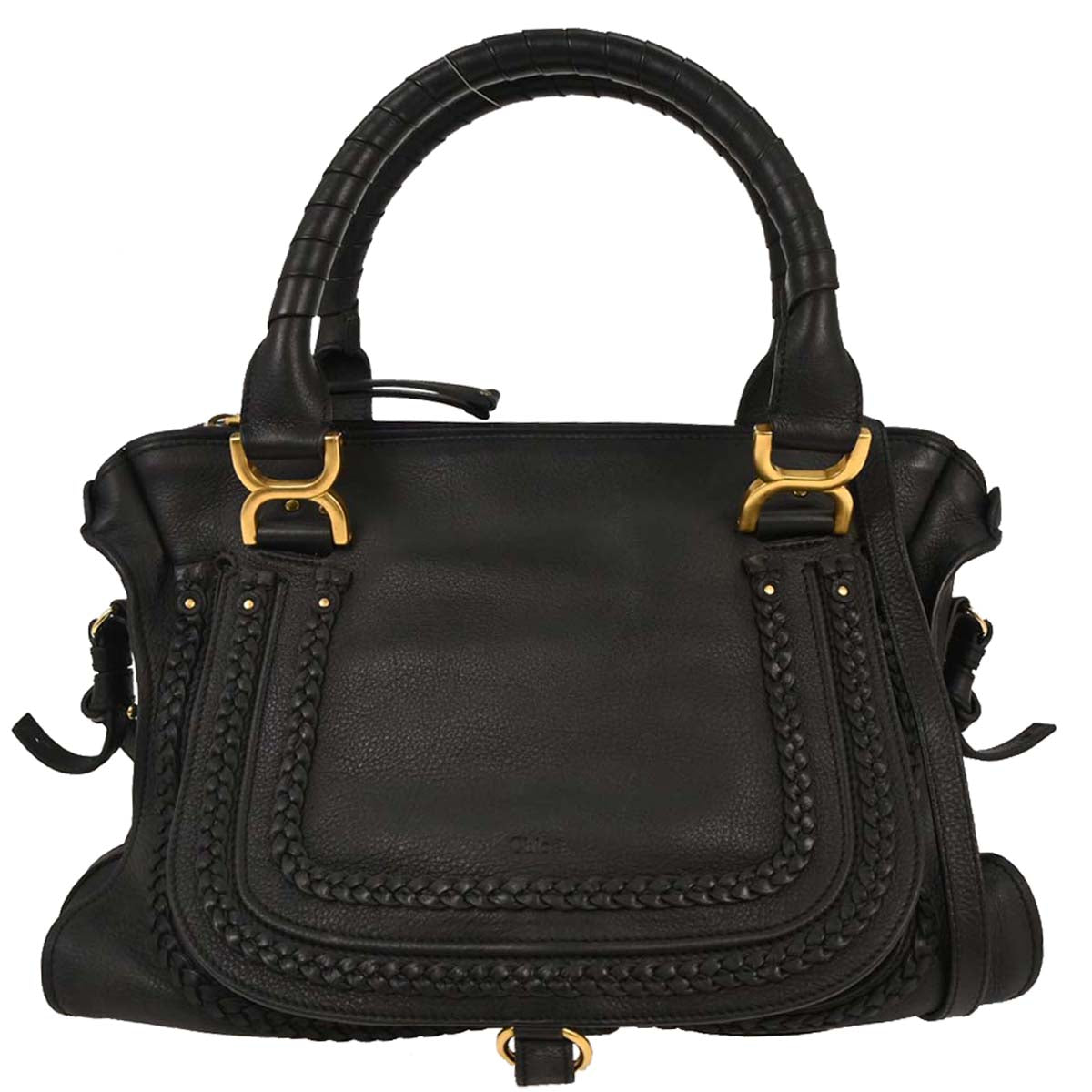 Chloe Black Marcie 2way Shoulder Handbag