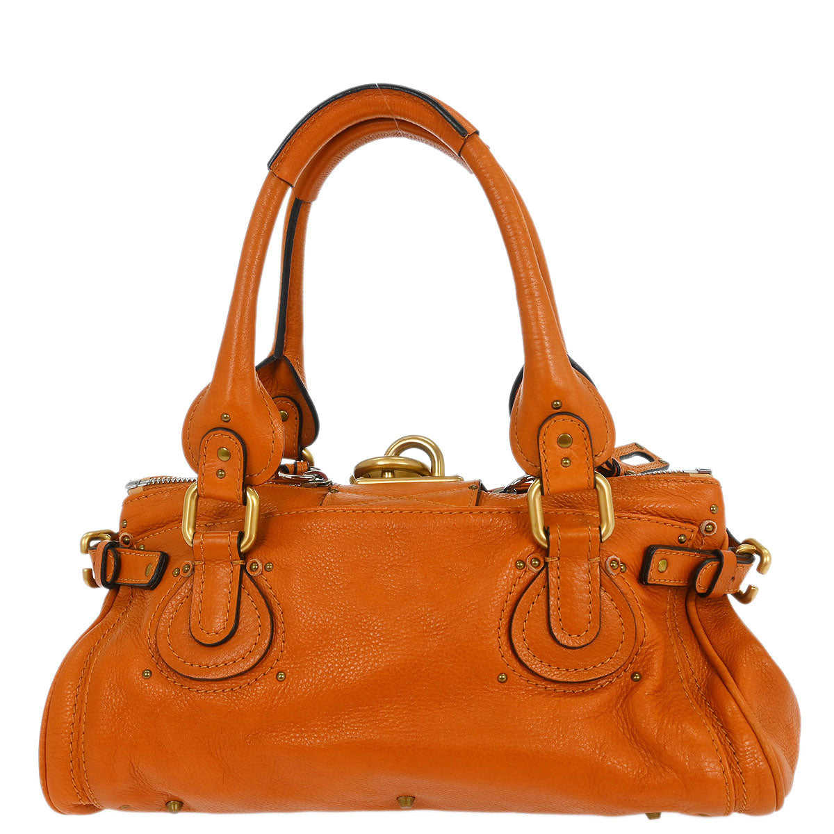 Chloe Orange Paddington Medium Handbag