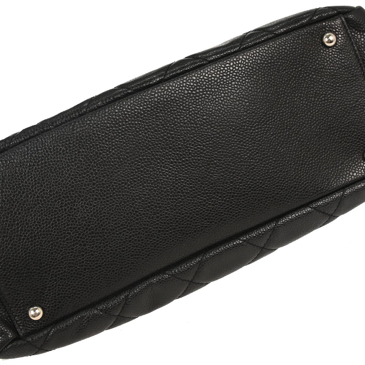 Chanel 2013-2014 Black Caviar Timeless CC Chain Tote Bag