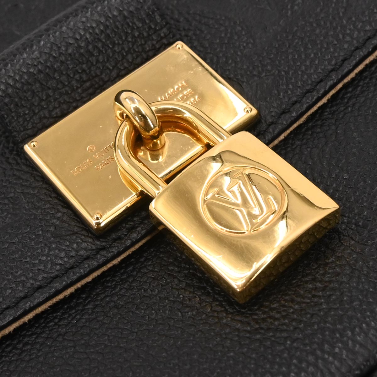 Louis Vuitton Black Monogram Empreinte Marignan Handbag M44544