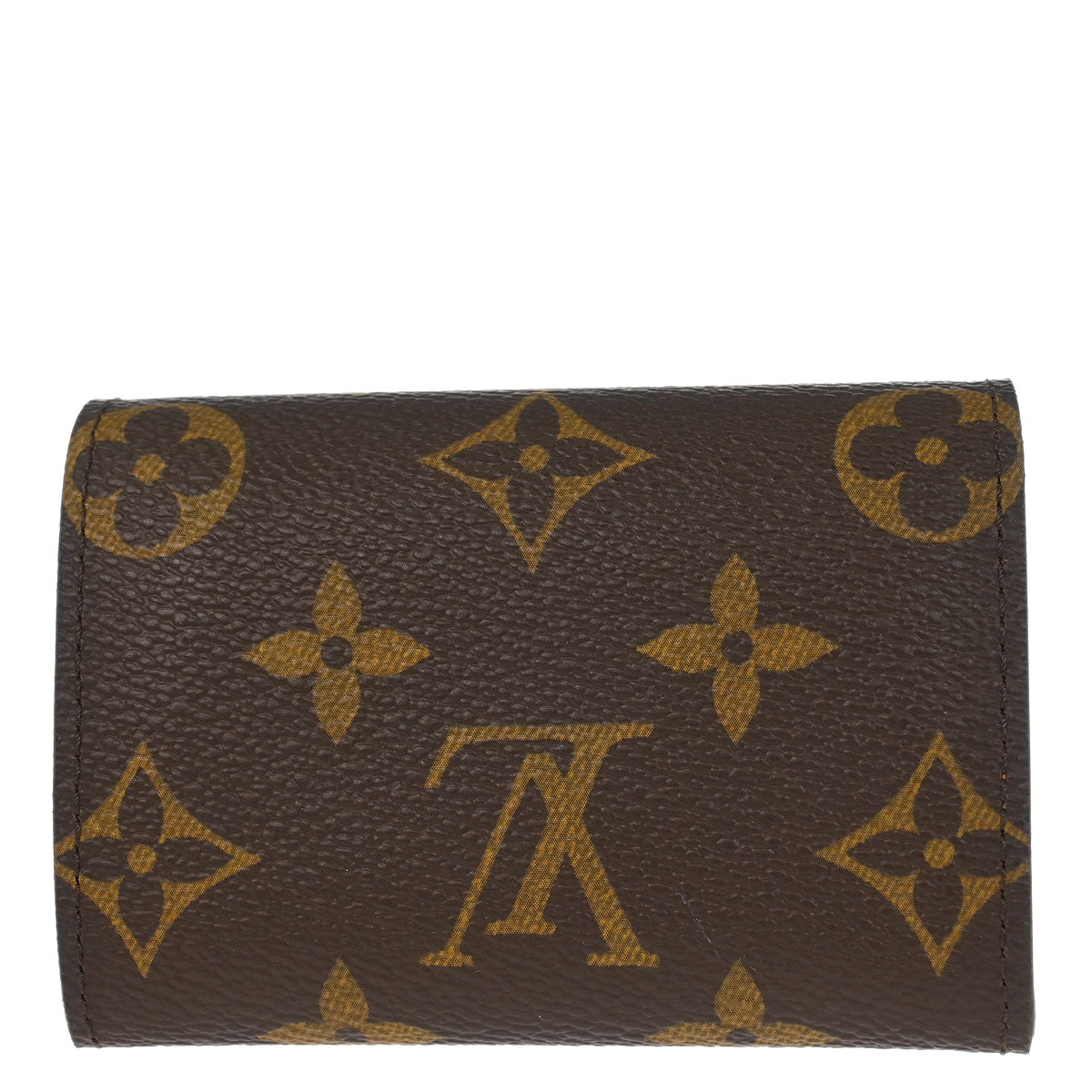 Louis Vuitton Monogram Porte Monnaie Plat Coin Case Wallet M61930
