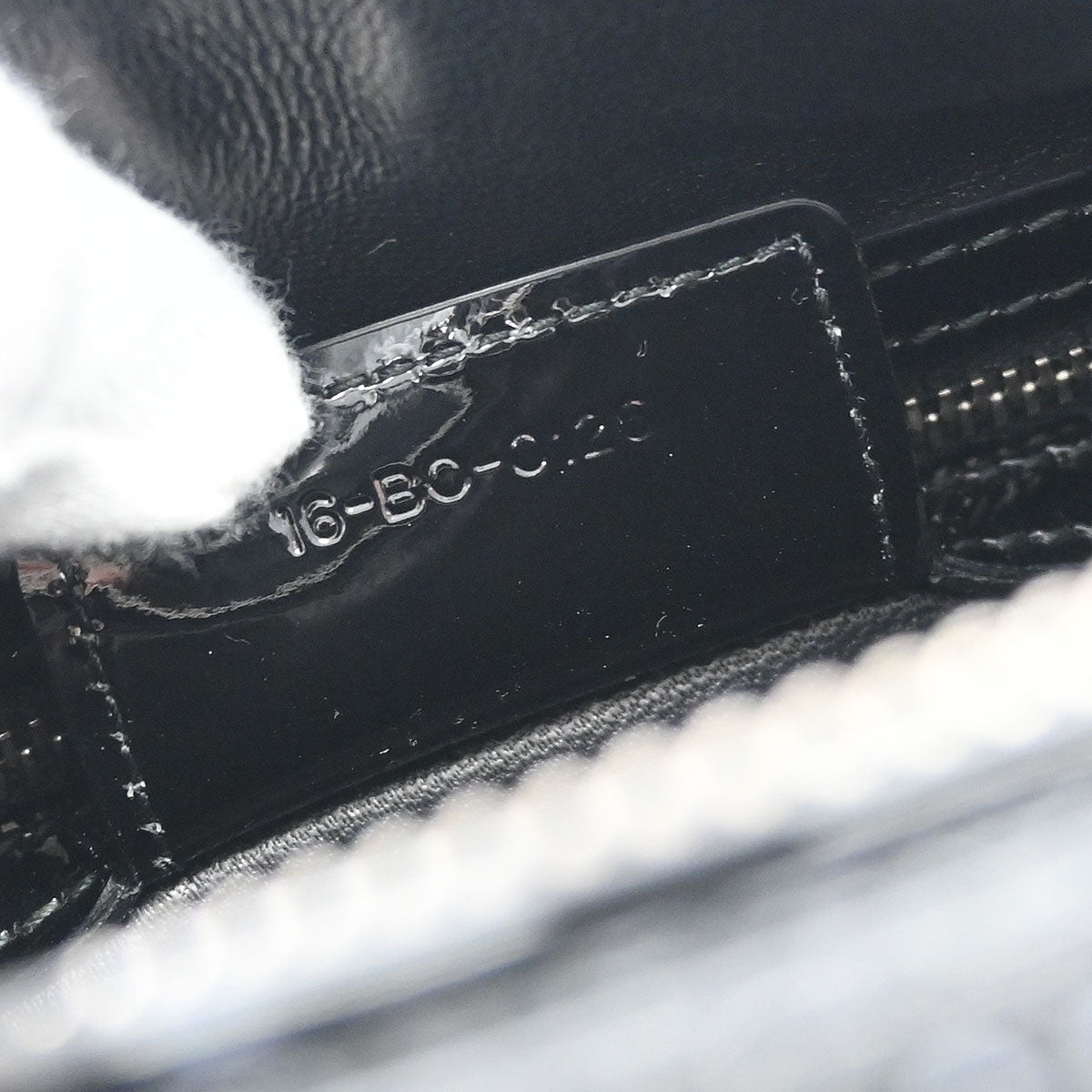 Christian Dior Black Patent Leather Medium Lady Dior Cannage 2way Shoulder Handbag