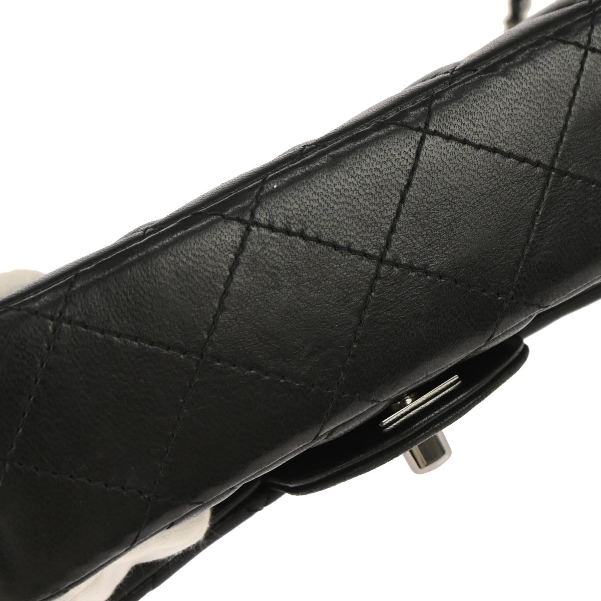 Chanel Black Lambskin Shoulder Bag