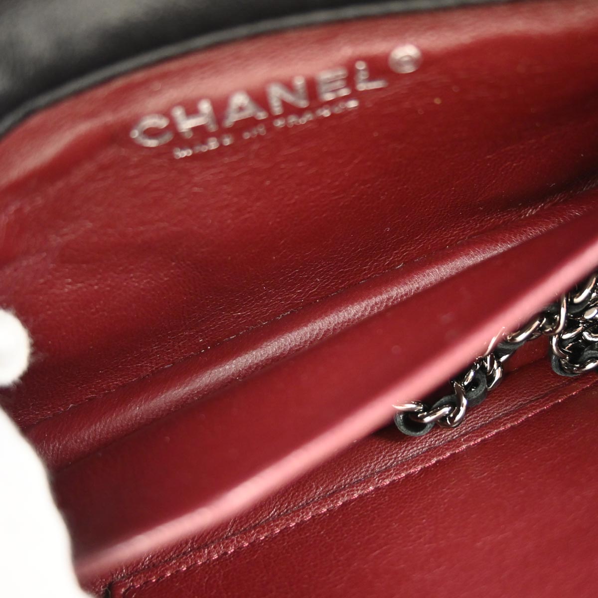 Chanel Black Lambskin Shoulder Bag