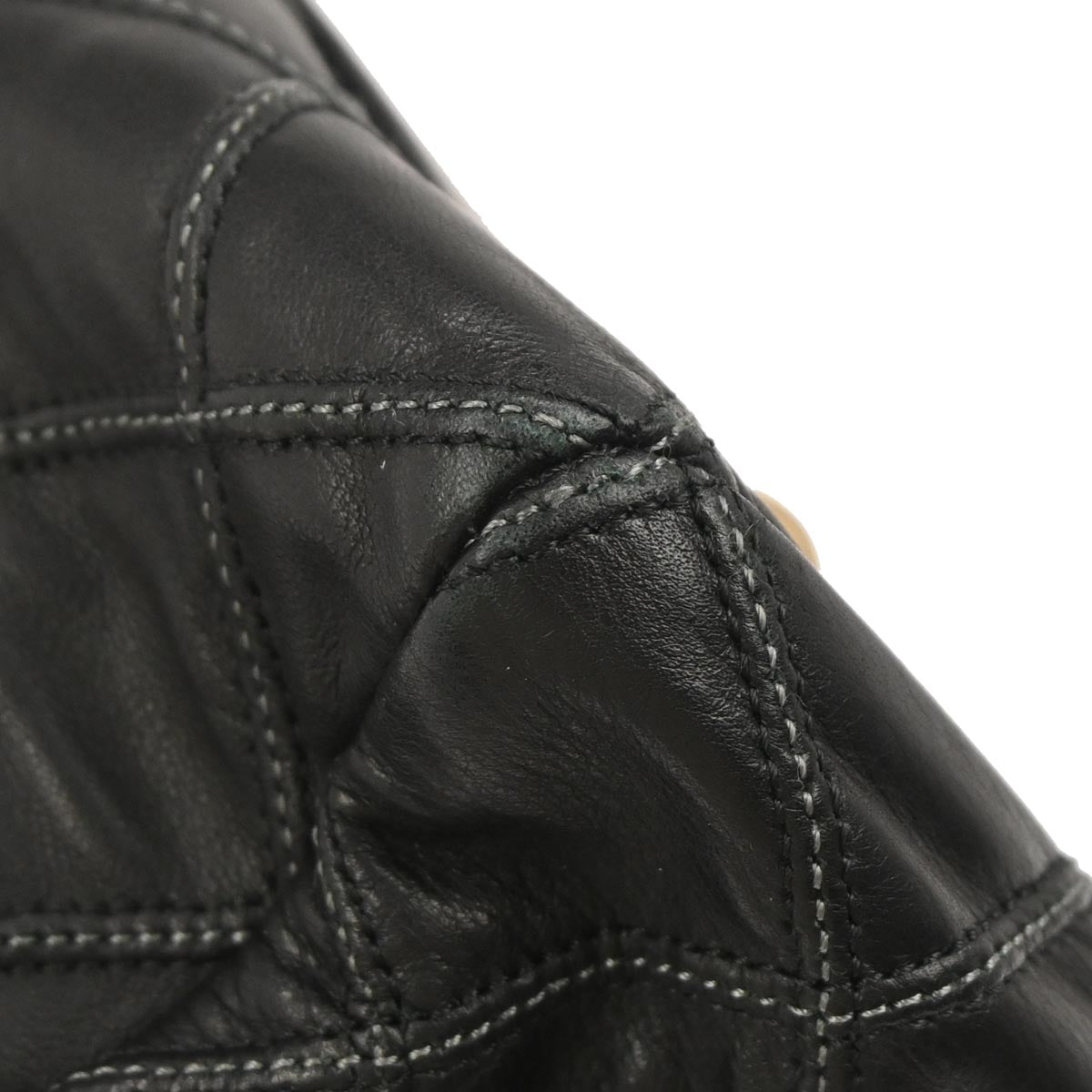 Chanel Black Lambskin Bicolore Tote Handbag